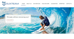 Desktop Screenshot of duxteam.com